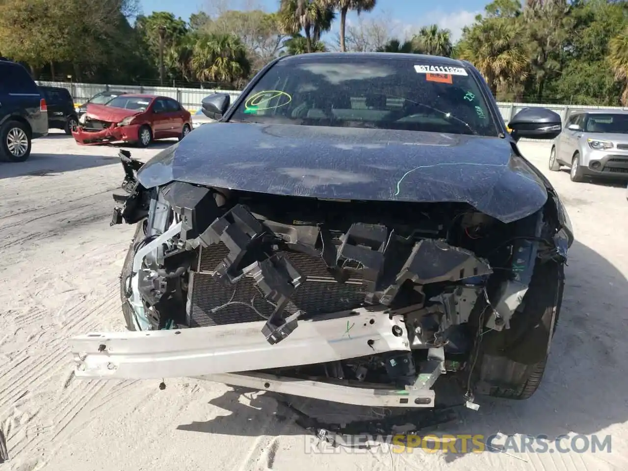 9 Photograph of a damaged car JTEAAAAH0MJ011605 TOYOTA VENZA 2021