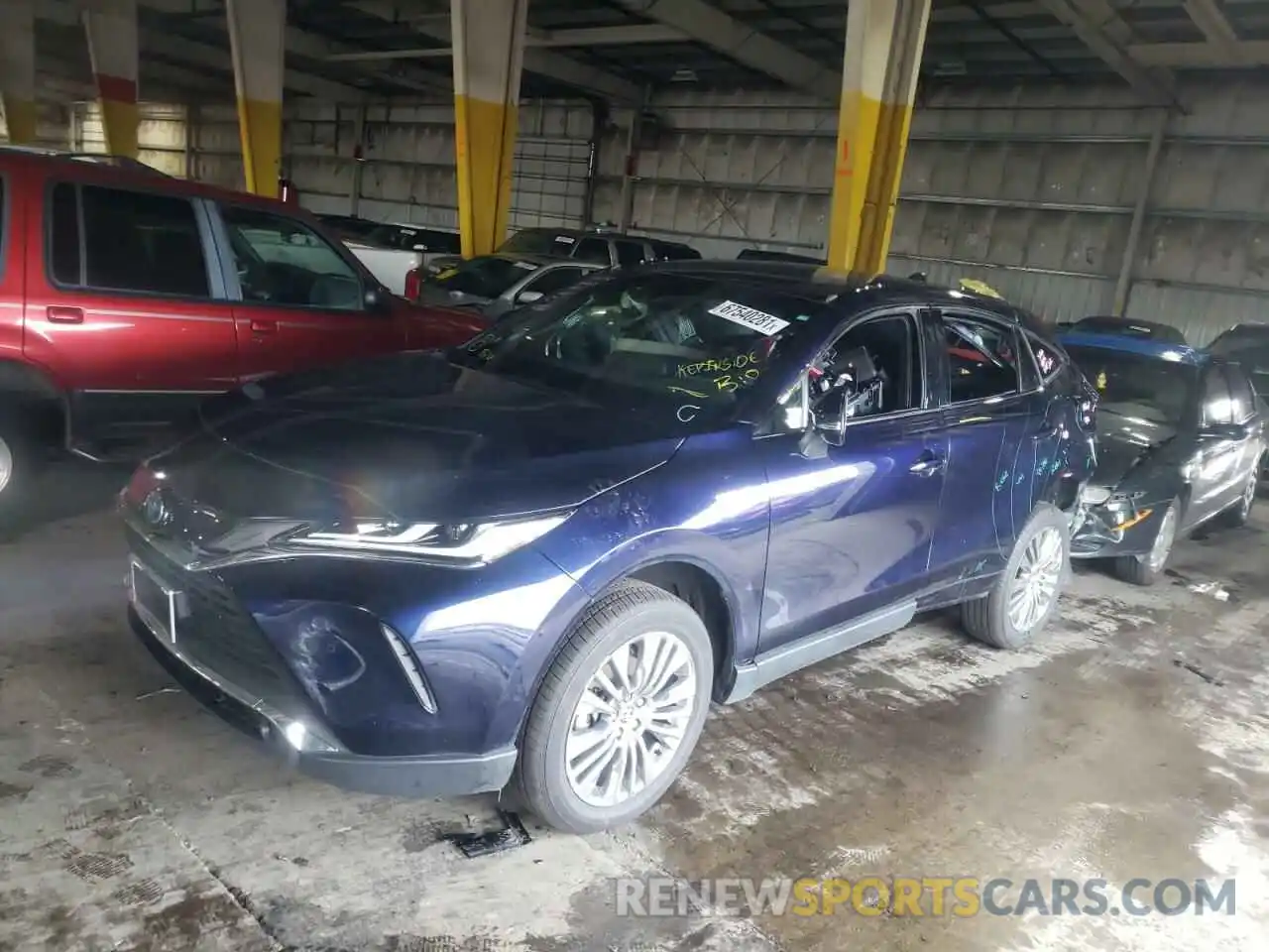 2 Photograph of a damaged car JTEAAAAH0MJ011801 TOYOTA VENZA 2021