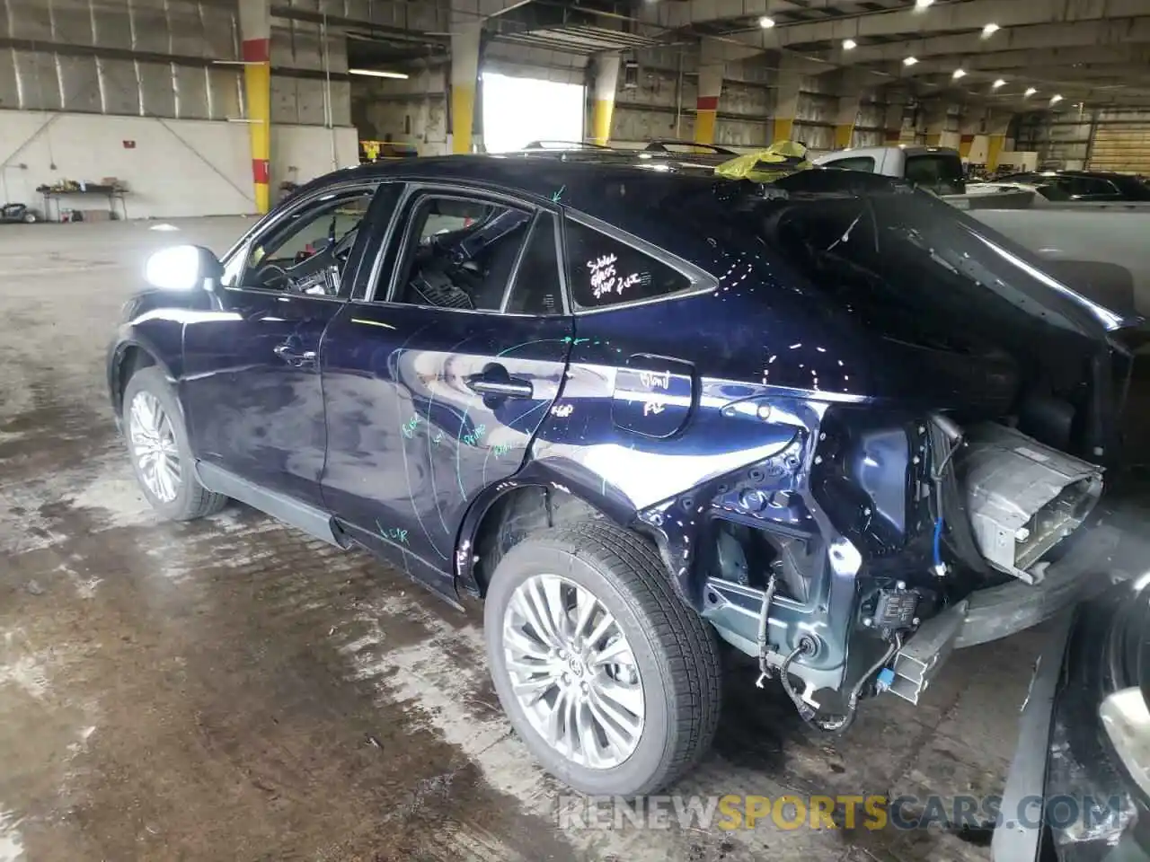 3 Photograph of a damaged car JTEAAAAH0MJ011801 TOYOTA VENZA 2021