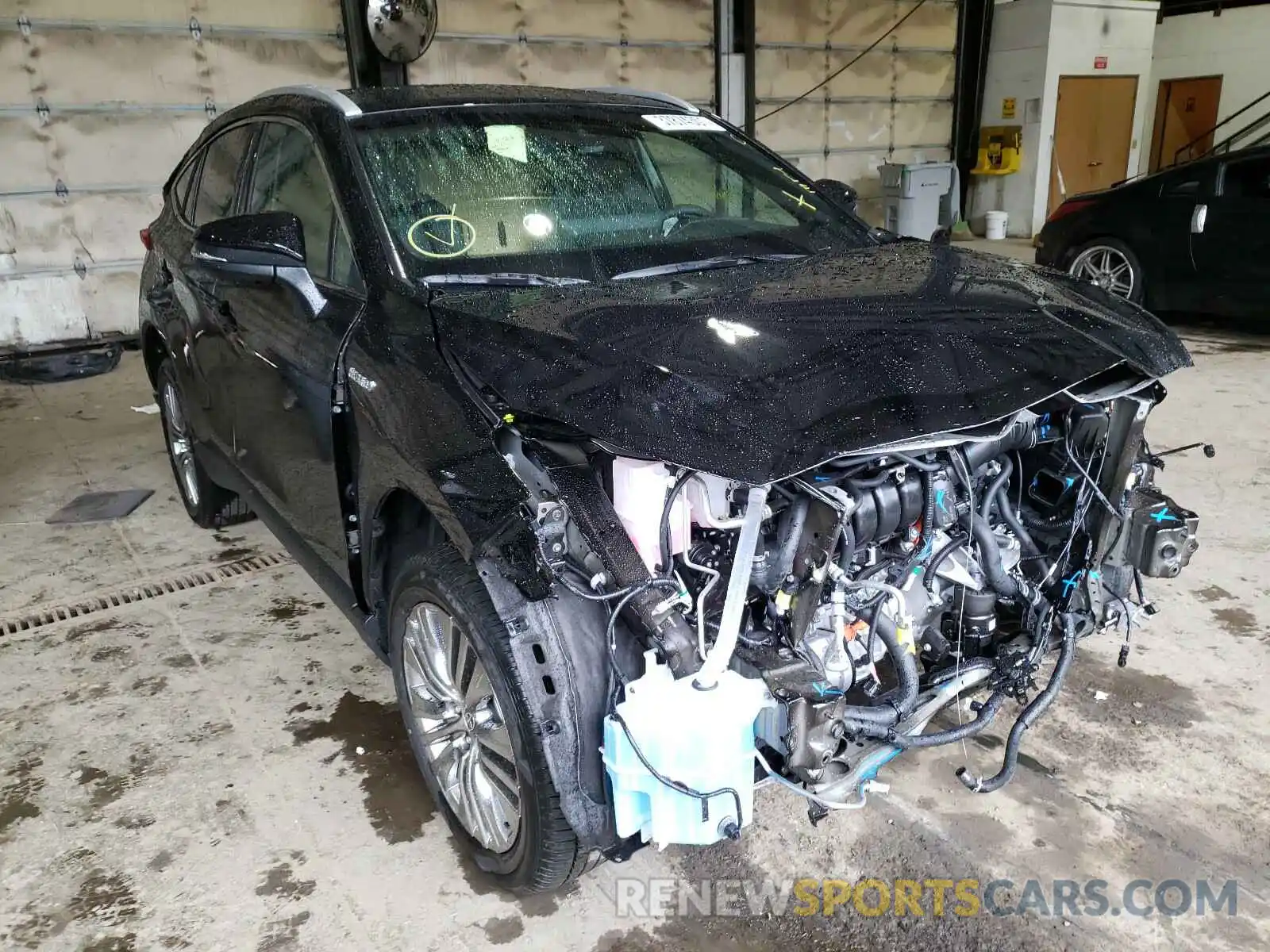 1 Photograph of a damaged car JTEAAAAH0MJ012740 TOYOTA VENZA 2021