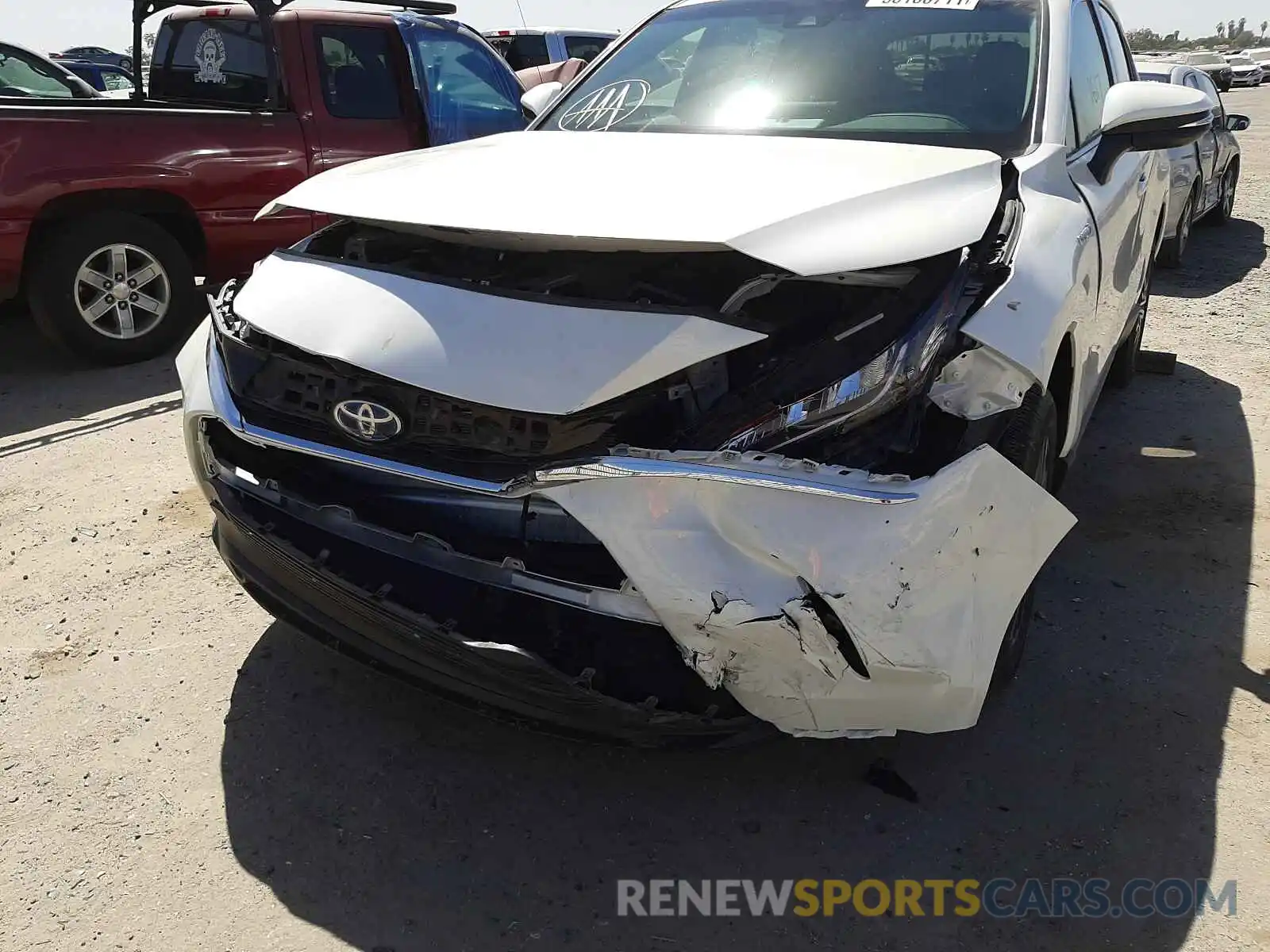 9 Photograph of a damaged car JTEAAAAH0MJ013094 TOYOTA VENZA 2021