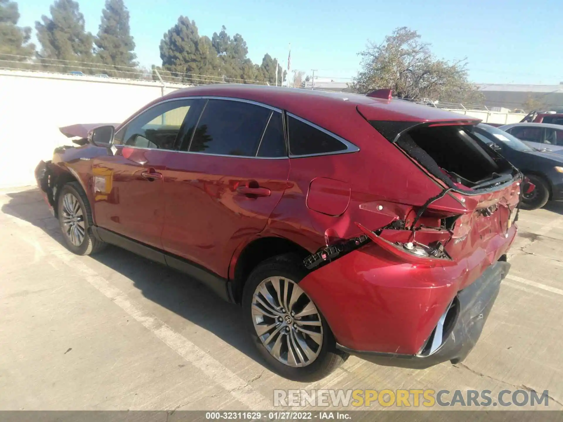 3 Photograph of a damaged car JTEAAAAH0MJ014777 TOYOTA VENZA 2021