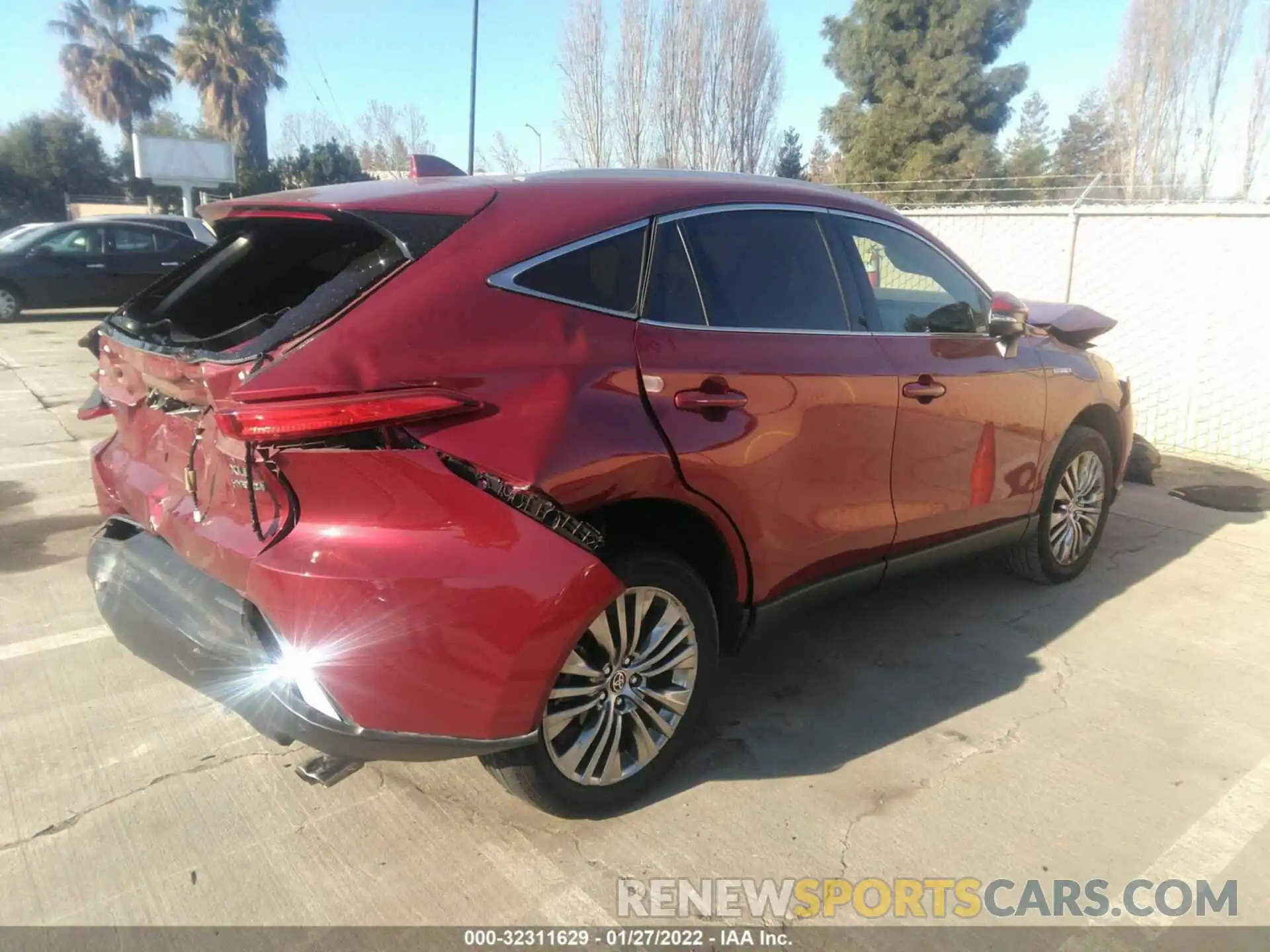 4 Photograph of a damaged car JTEAAAAH0MJ014777 TOYOTA VENZA 2021