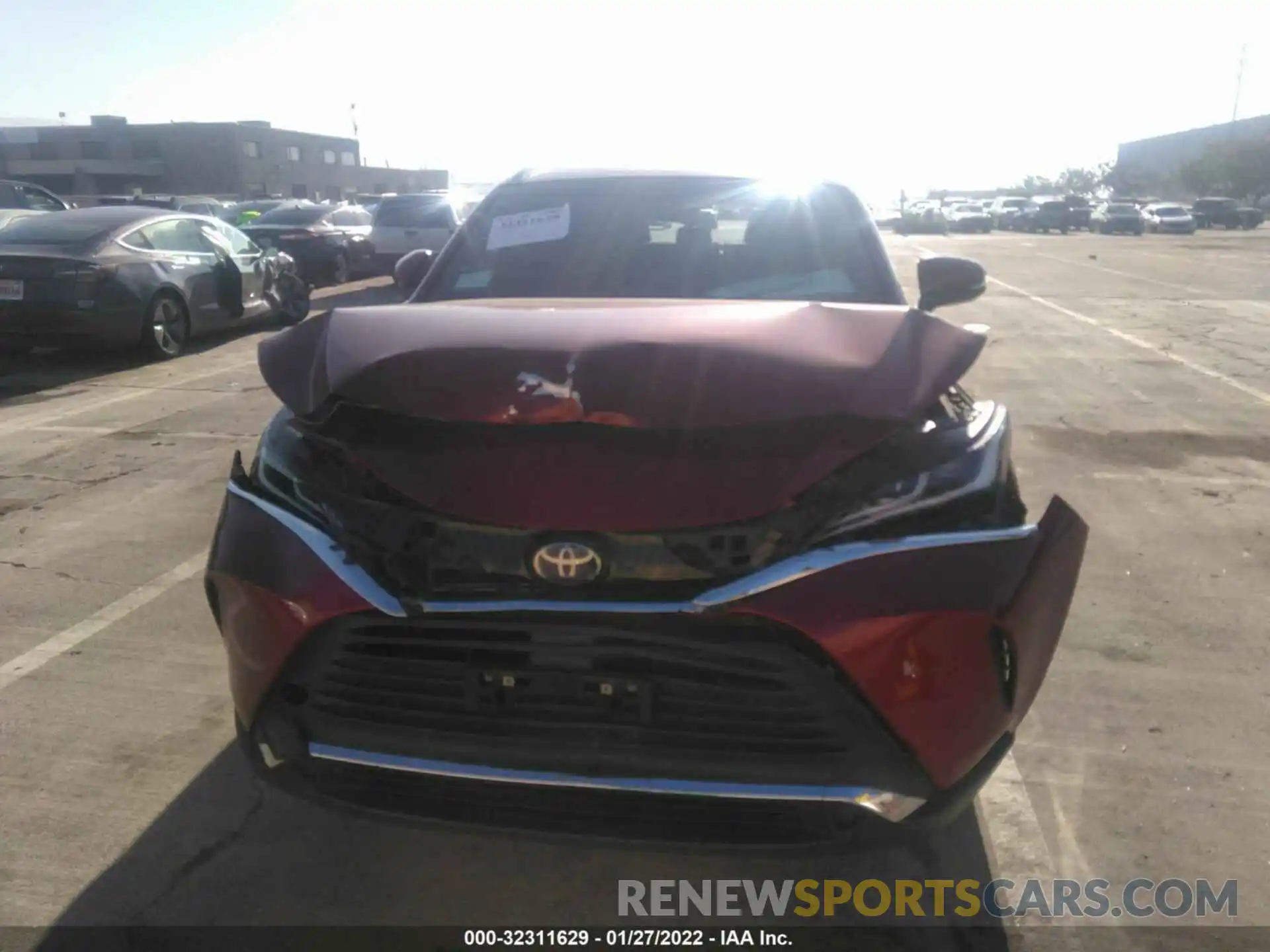 6 Photograph of a damaged car JTEAAAAH0MJ014777 TOYOTA VENZA 2021