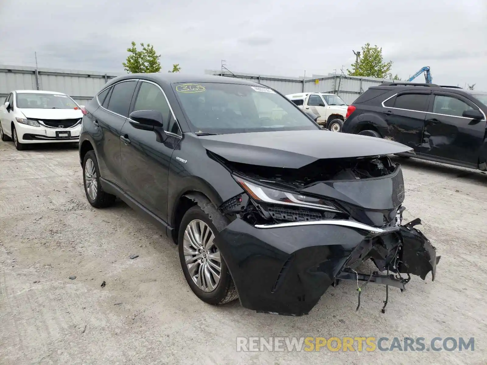 1 Photograph of a damaged car JTEAAAAH0MJ016481 TOYOTA VENZA 2021