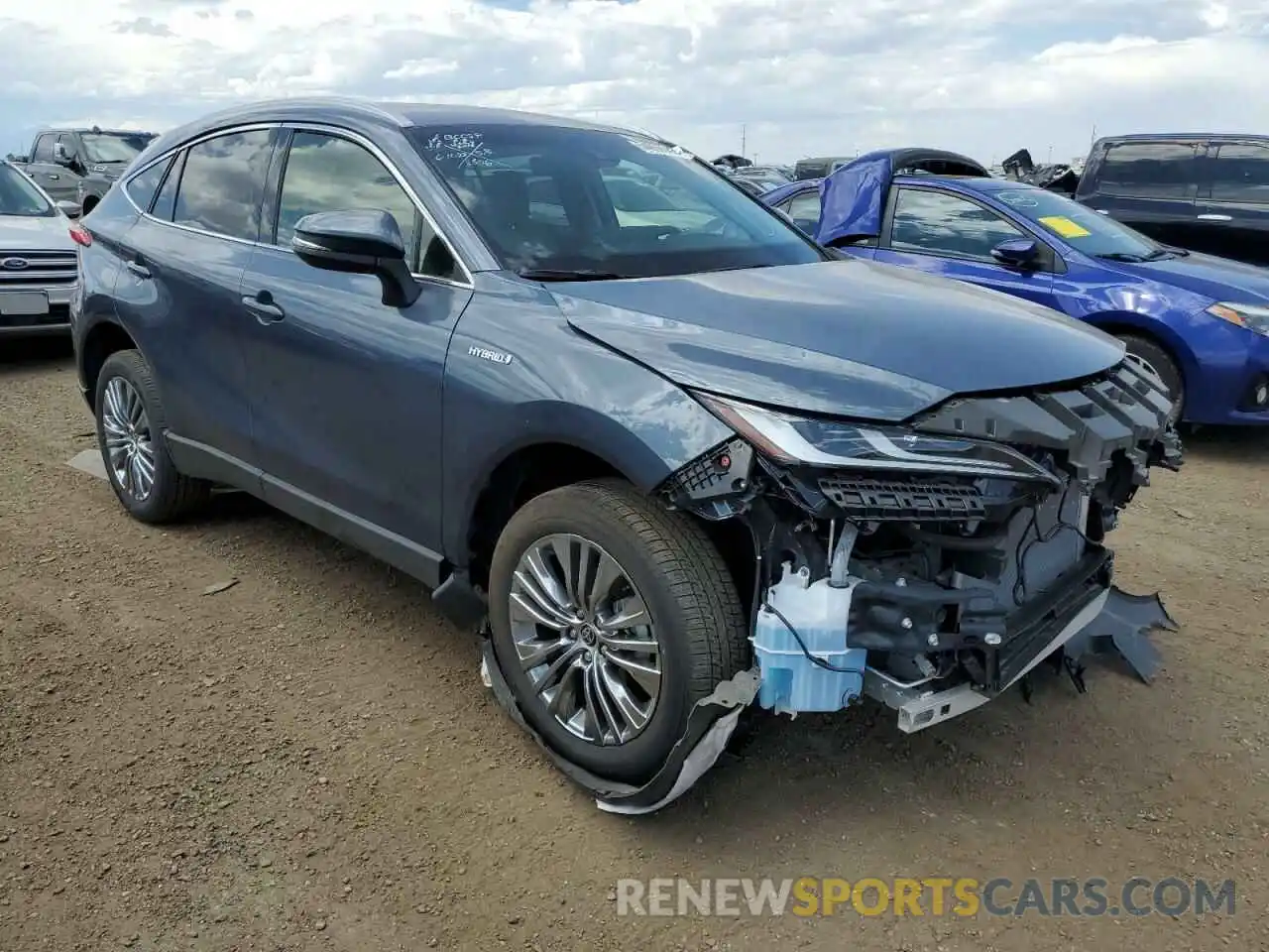 1 Photograph of a damaged car JTEAAAAH0MJ018506 TOYOTA VENZA 2021