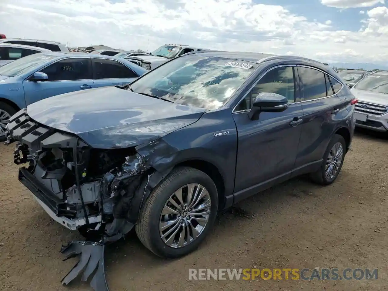 2 Photograph of a damaged car JTEAAAAH0MJ018506 TOYOTA VENZA 2021