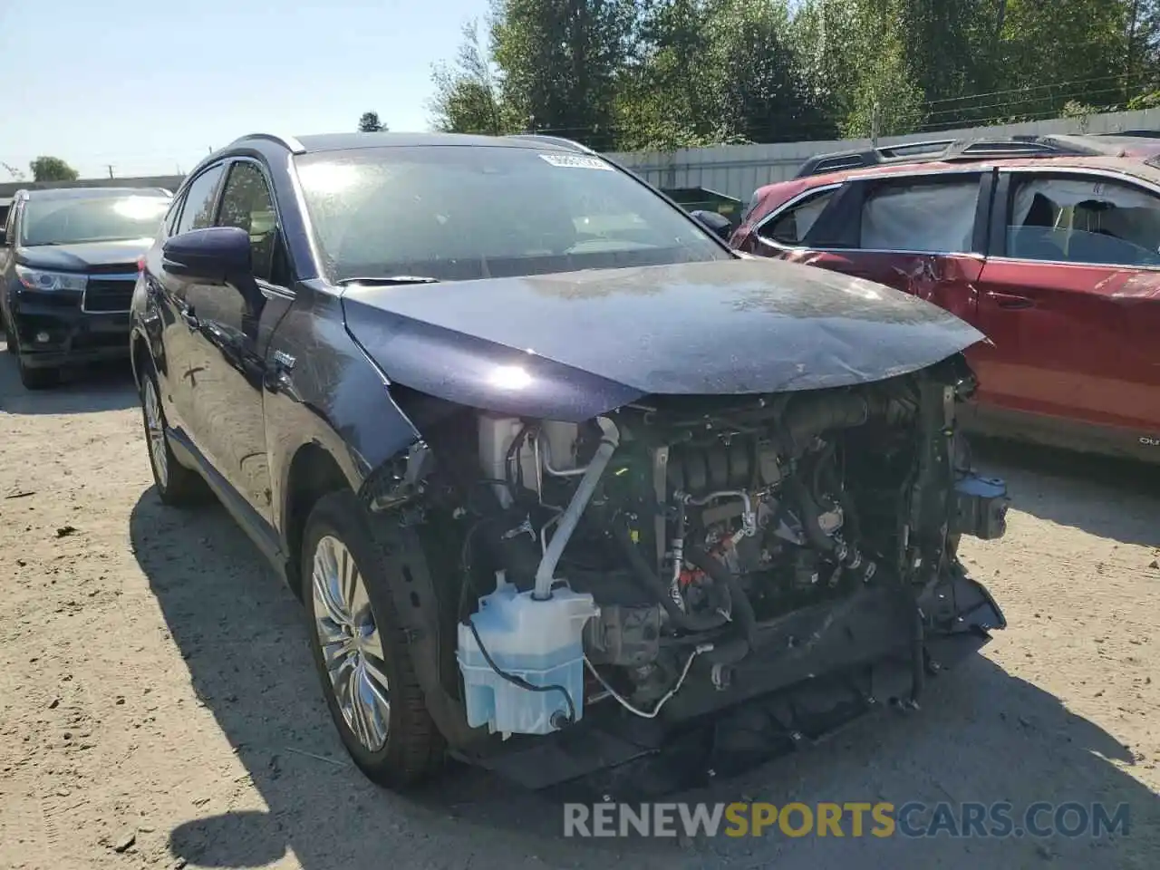 1 Photograph of a damaged car JTEAAAAH0MJ022541 TOYOTA VENZA 2021