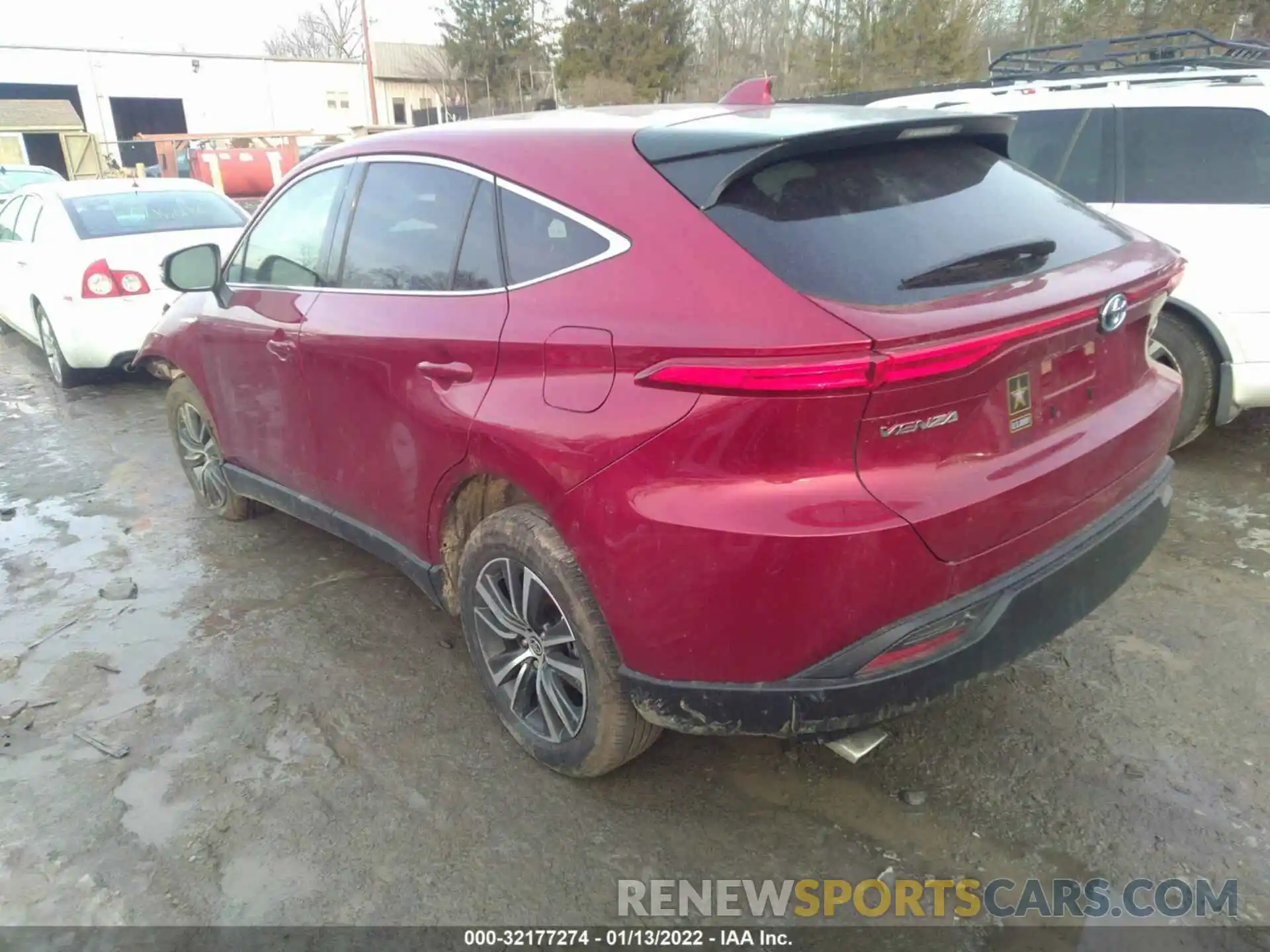 3 Photograph of a damaged car JTEAAAAH0MJ024015 TOYOTA VENZA 2021