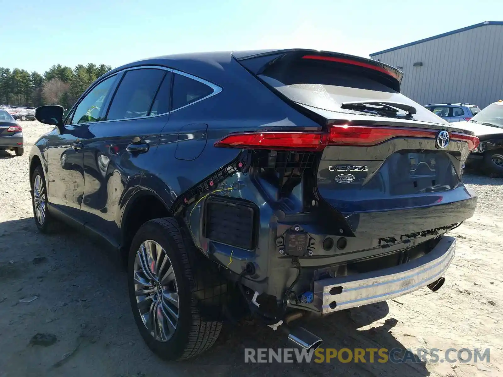 3 Photograph of a damaged car JTEAAAAH0MJ024631 TOYOTA VENZA 2021