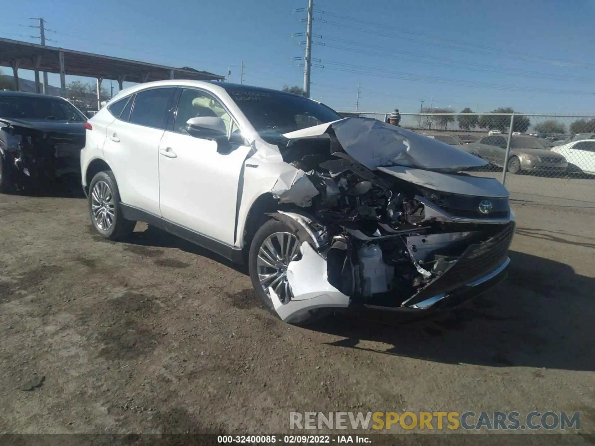 1 Photograph of a damaged car JTEAAAAH0MJ025634 TOYOTA VENZA 2021