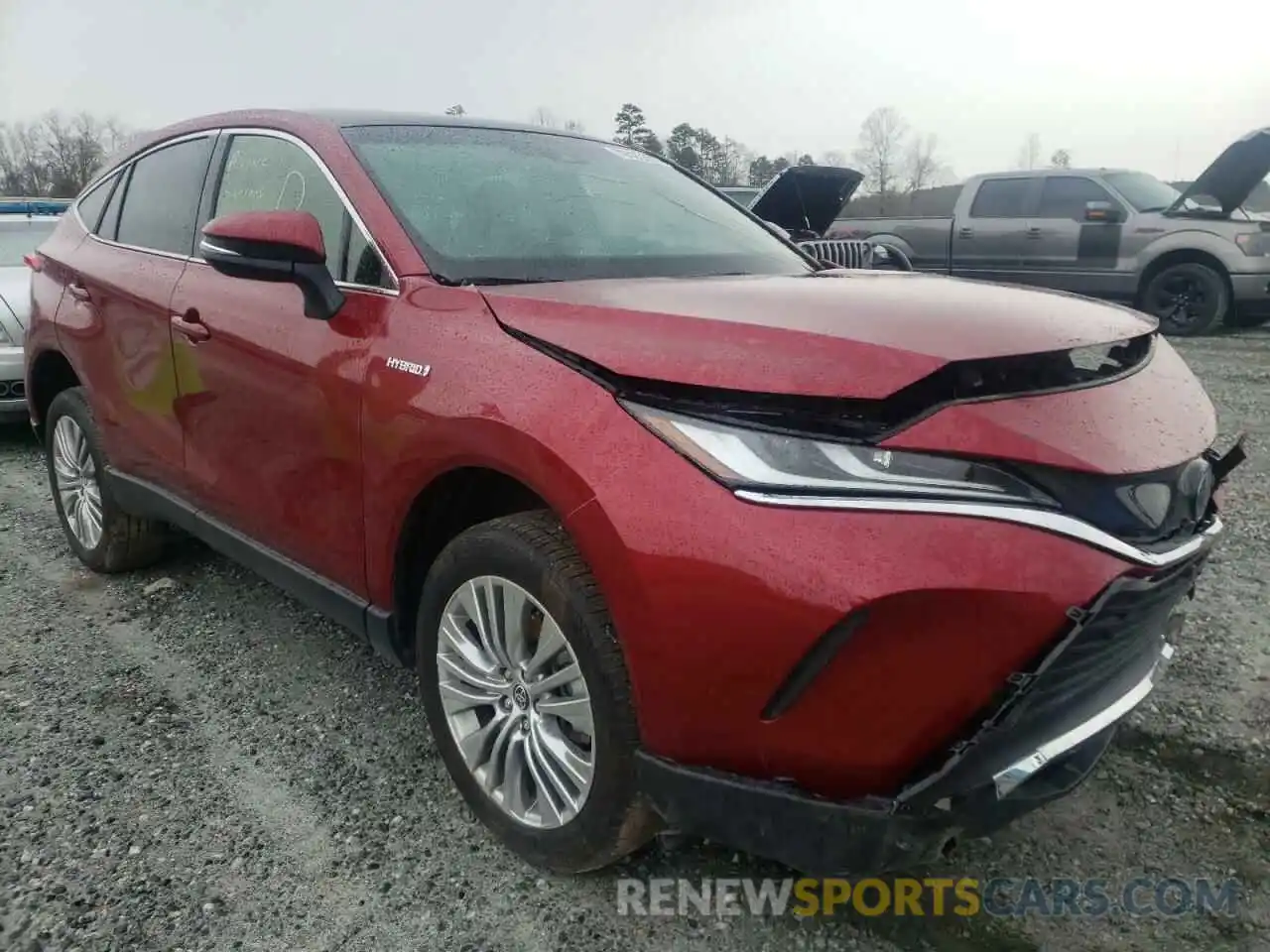 1 Photograph of a damaged car JTEAAAAH0MJ028162 TOYOTA VENZA 2021