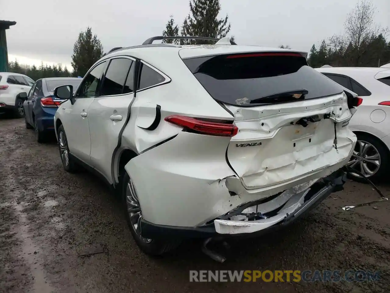 3 Photograph of a damaged car JTEAAAAH0MJ028582 TOYOTA VENZA 2021