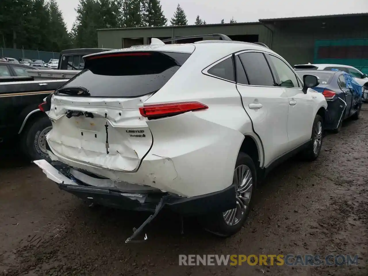 4 Photograph of a damaged car JTEAAAAH0MJ028582 TOYOTA VENZA 2021