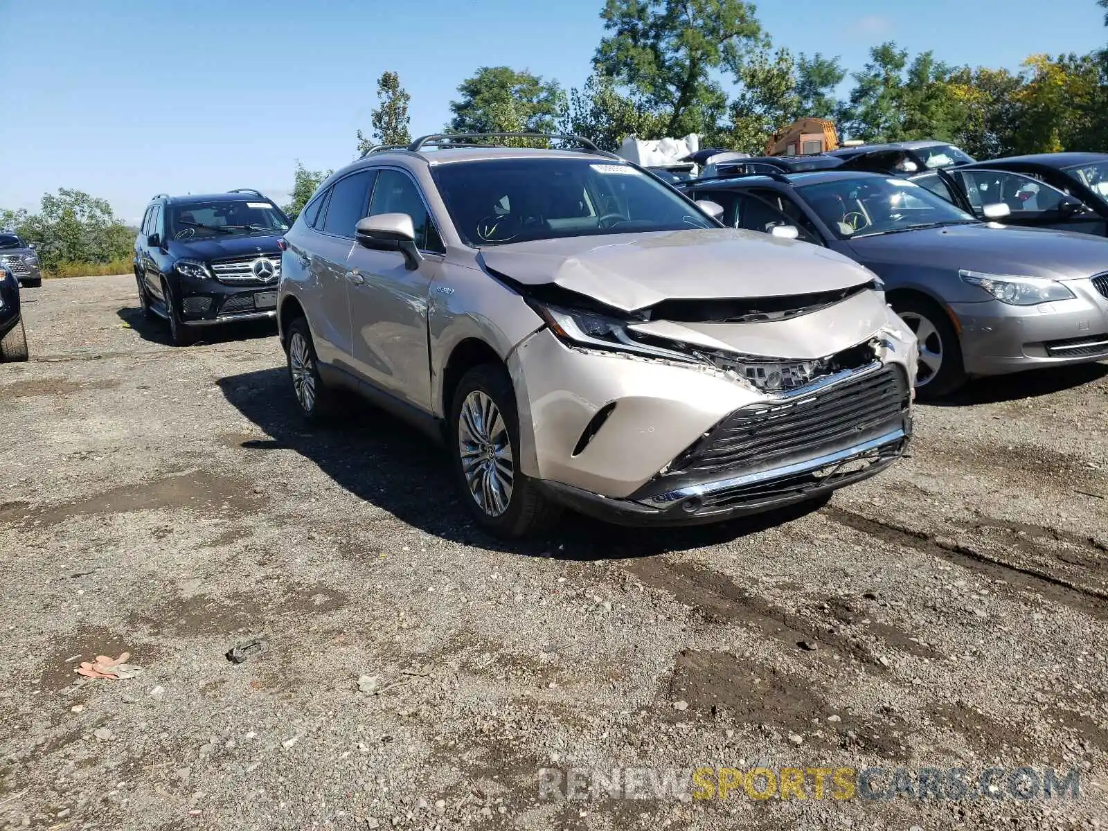 1 Photograph of a damaged car JTEAAAAH0MJ029425 TOYOTA VENZA 2021