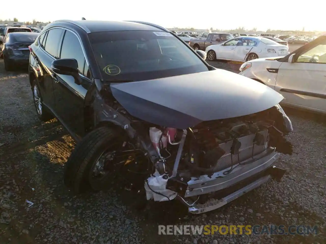 1 Photograph of a damaged car JTEAAAAH0MJ030736 TOYOTA VENZA 2021