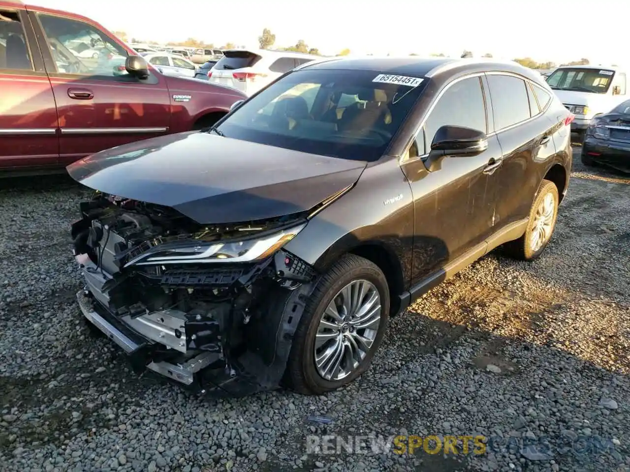 2 Photograph of a damaged car JTEAAAAH0MJ030736 TOYOTA VENZA 2021