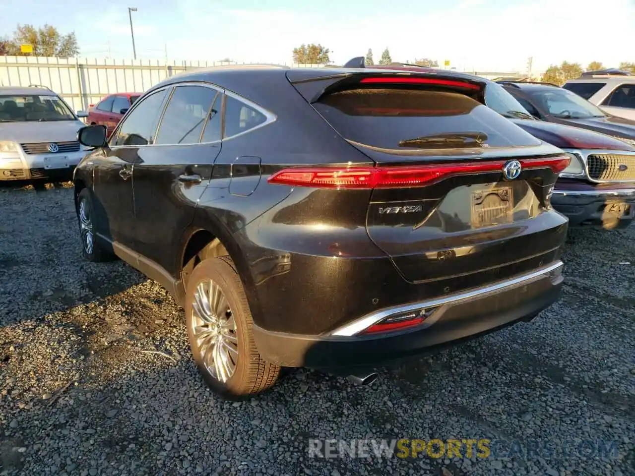 3 Photograph of a damaged car JTEAAAAH0MJ030736 TOYOTA VENZA 2021