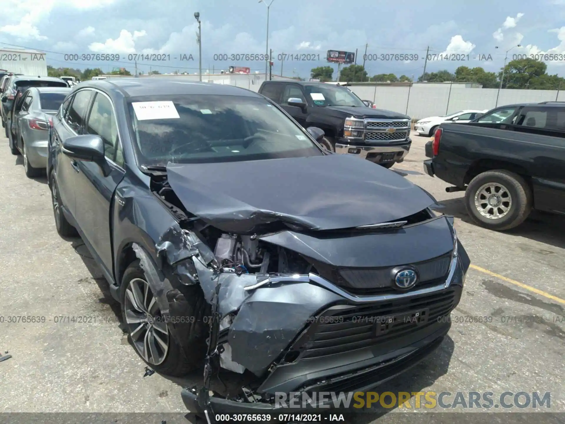 6 Photograph of a damaged car JTEAAAAH0MJ030820 TOYOTA VENZA 2021