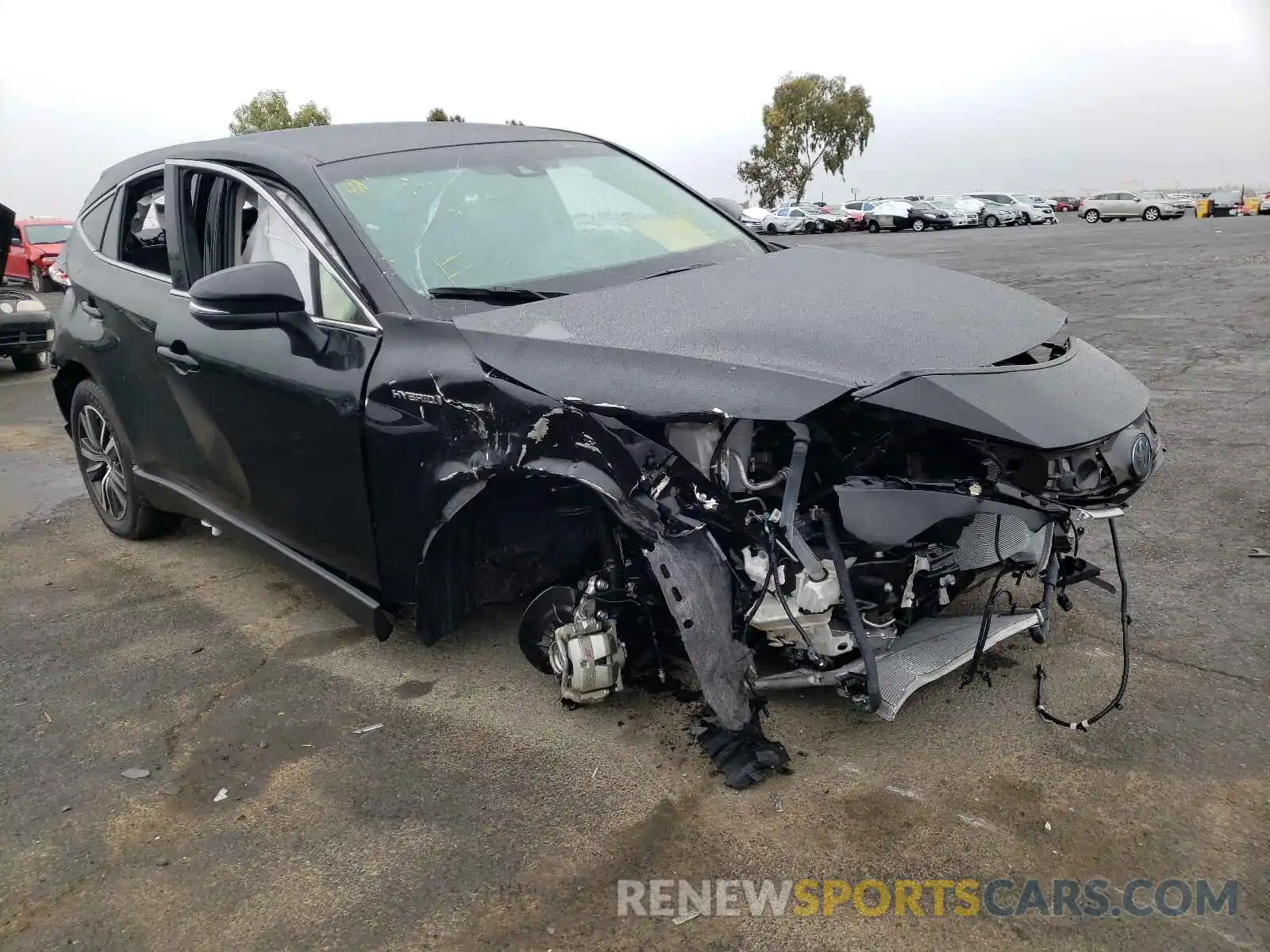 1 Photograph of a damaged car JTEAAAAH0MJ040621 TOYOTA VENZA 2021