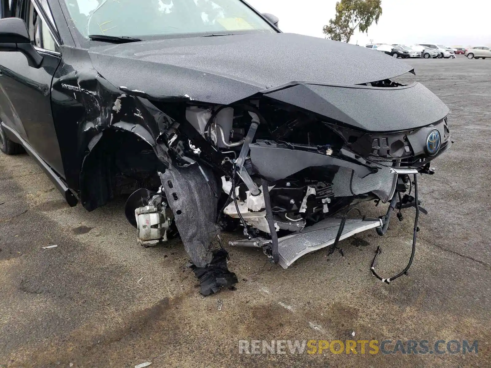 9 Photograph of a damaged car JTEAAAAH0MJ040621 TOYOTA VENZA 2021