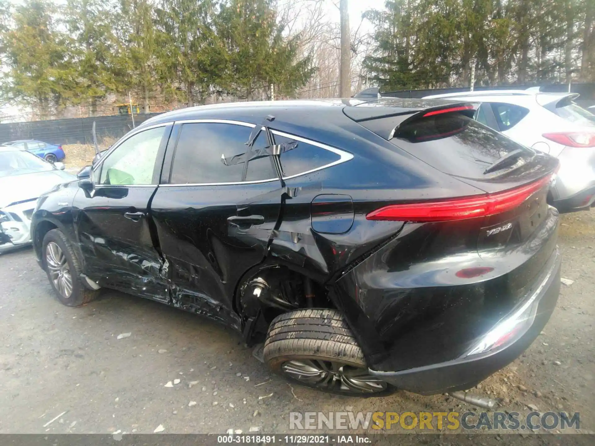 3 Photograph of a damaged car JTEAAAAH0MJ041073 TOYOTA VENZA 2021