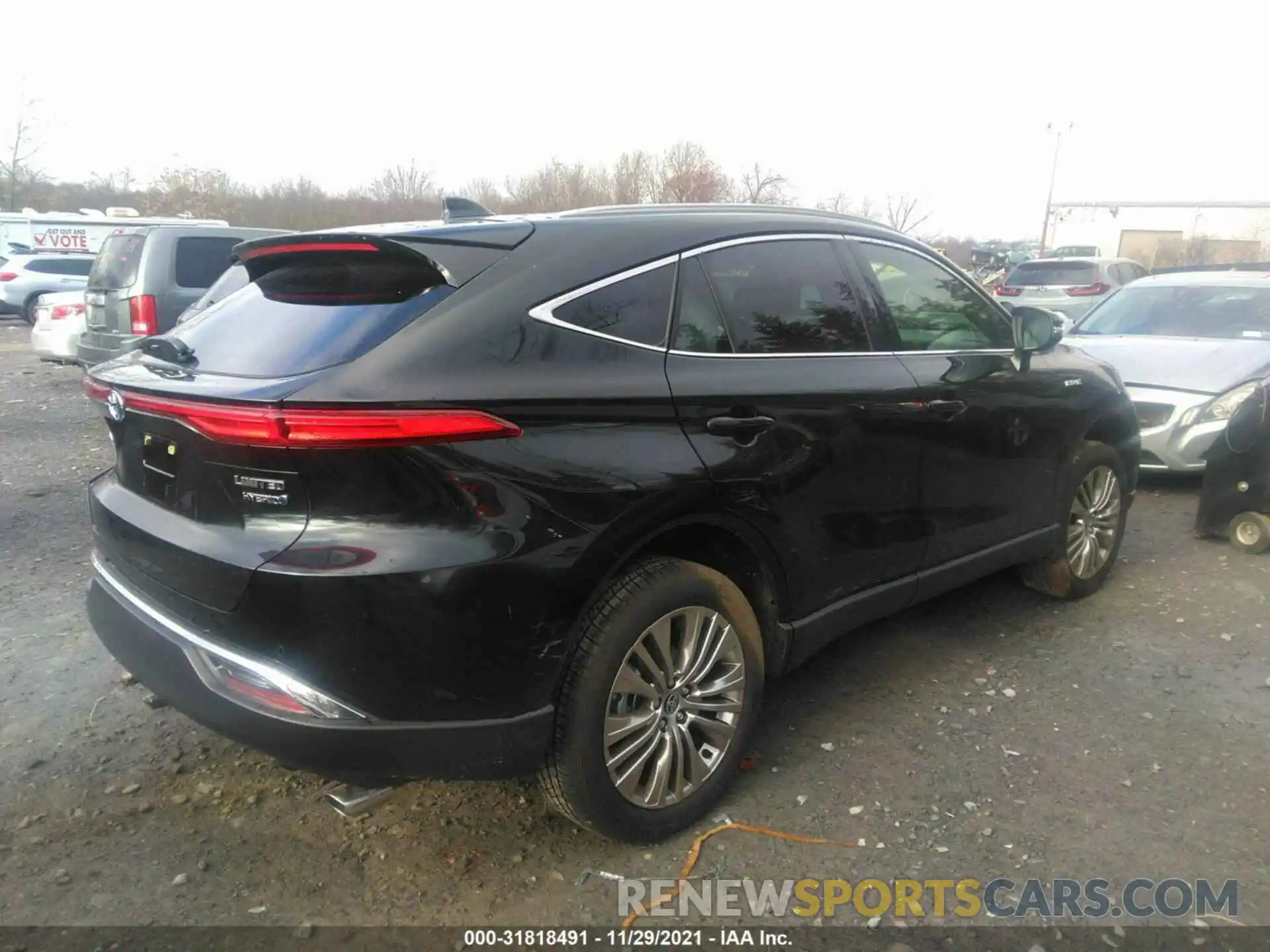 4 Photograph of a damaged car JTEAAAAH0MJ041073 TOYOTA VENZA 2021