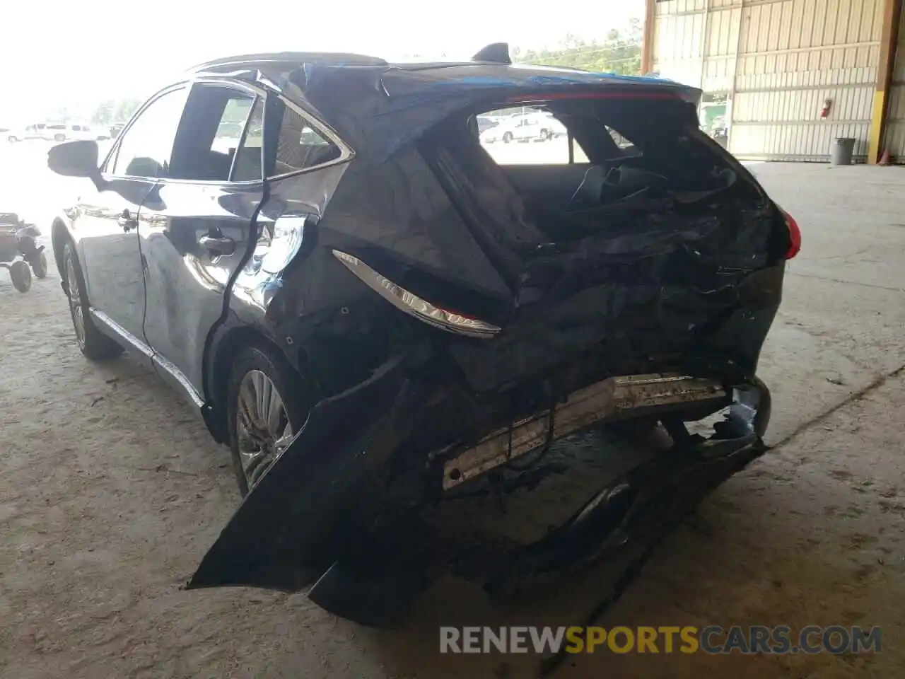 3 Photograph of a damaged car JTEAAAAH0MJ044720 TOYOTA VENZA 2021