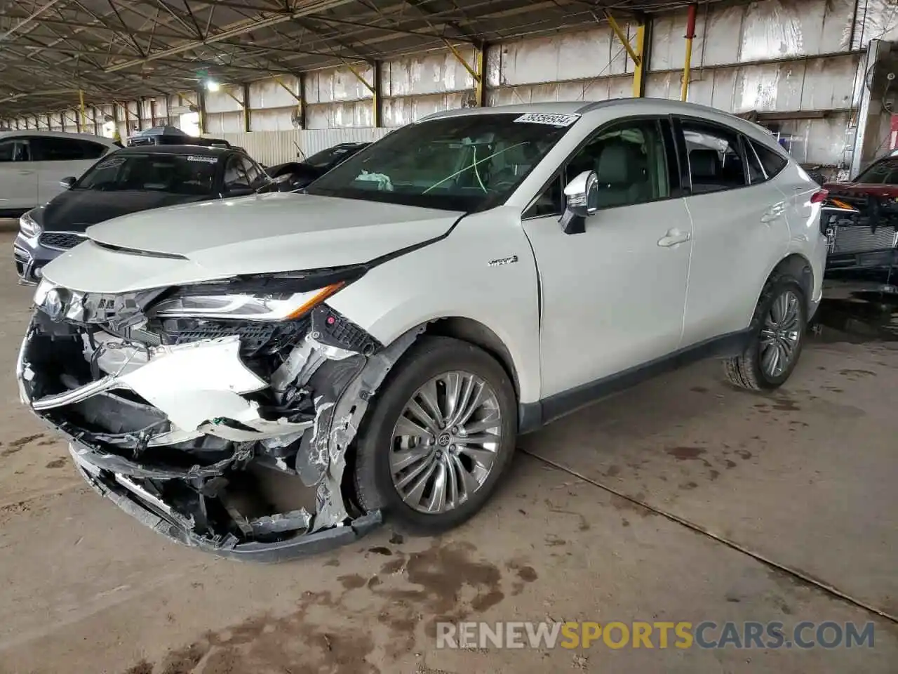 1 Photograph of a damaged car JTEAAAAH0MJ045947 TOYOTA VENZA 2021