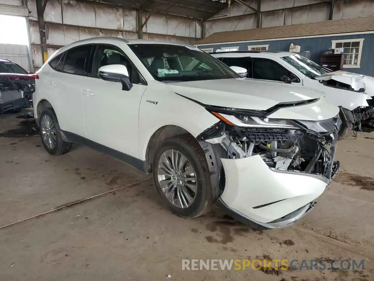 4 Photograph of a damaged car JTEAAAAH0MJ045947 TOYOTA VENZA 2021