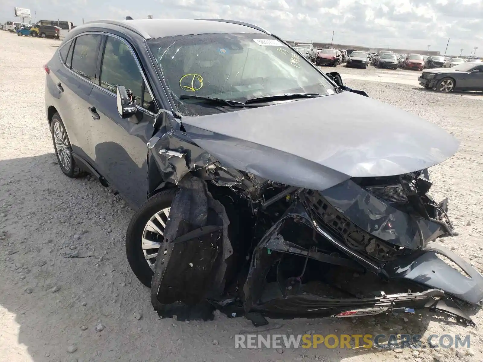 1 Photograph of a damaged car JTEAAAAH0MJ049089 TOYOTA VENZA 2021