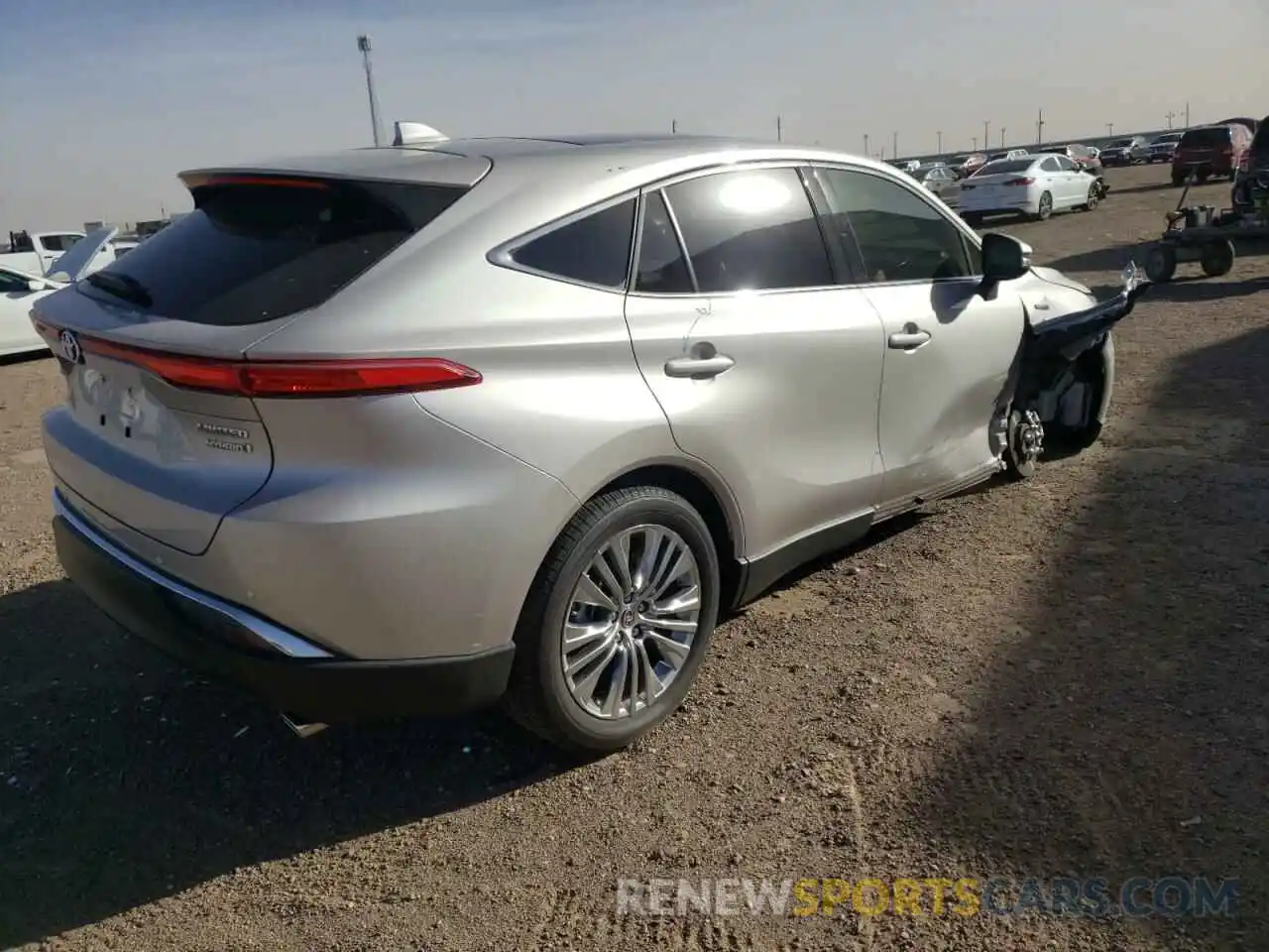 4 Photograph of a damaged car JTEAAAAH0MJ054079 TOYOTA VENZA 2021