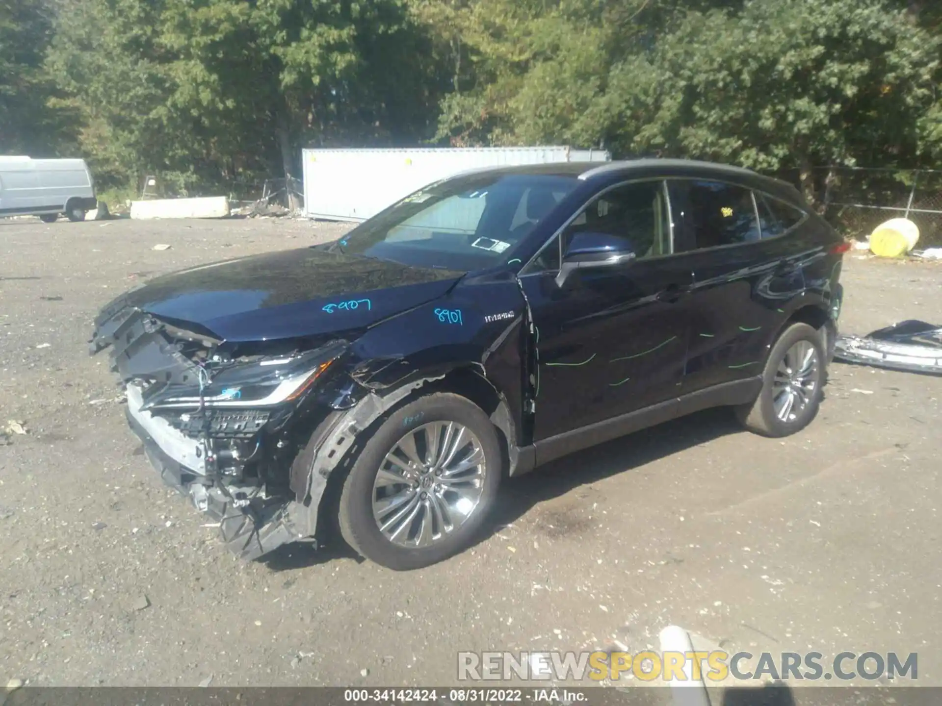 2 Фотография поврежденного автомобиля JTEAAAAH0MJ054695 TOYOTA VENZA 2021