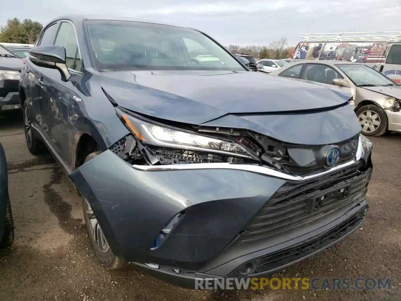 1 Photograph of a damaged car JTEAAAAH0MJ057970 TOYOTA VENZA 2021