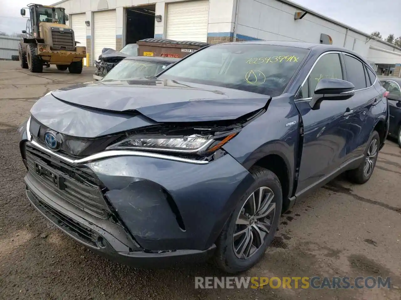 2 Photograph of a damaged car JTEAAAAH0MJ057970 TOYOTA VENZA 2021