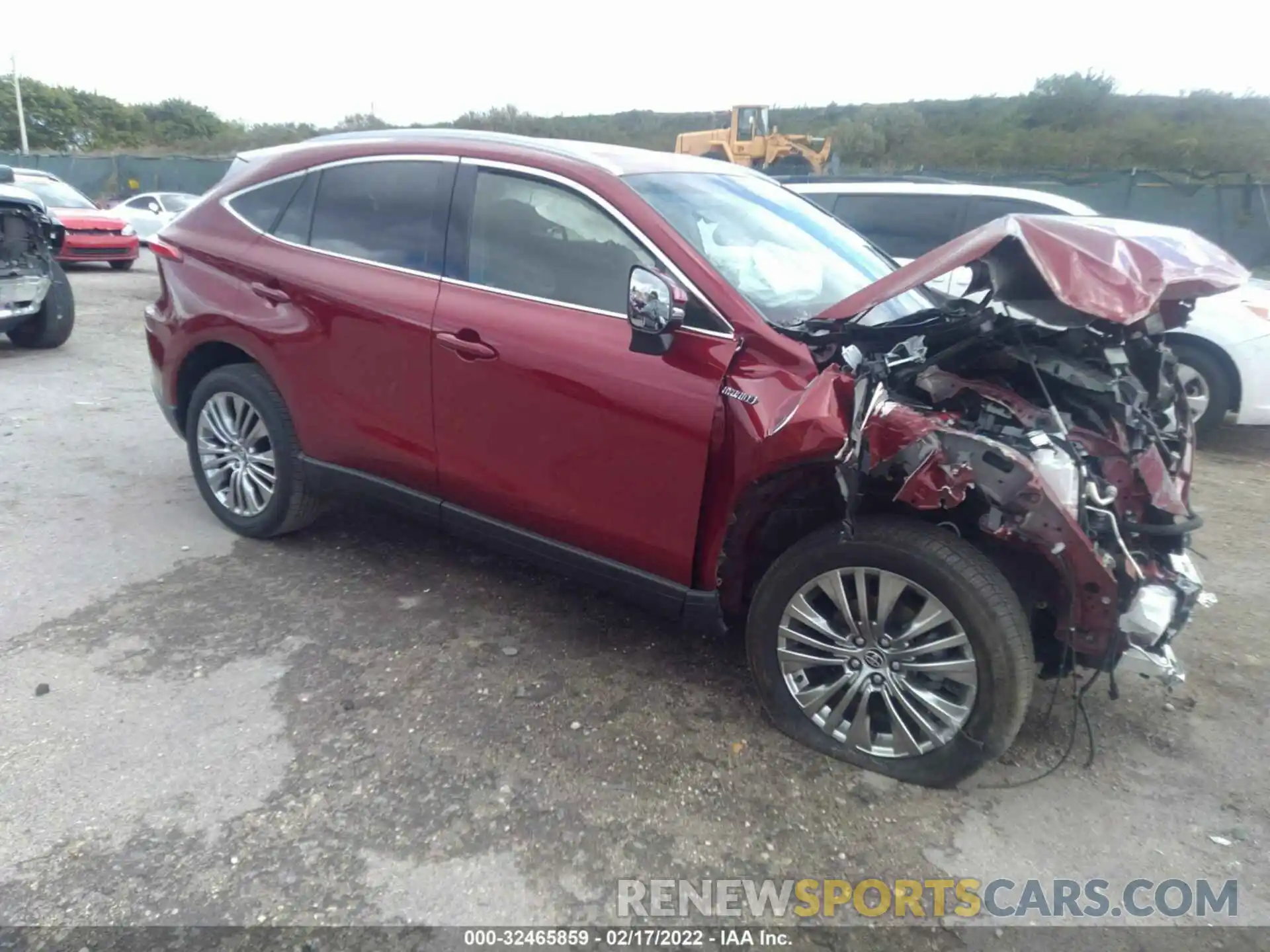 1 Photograph of a damaged car JTEAAAAH0MJ059749 TOYOTA VENZA 2021