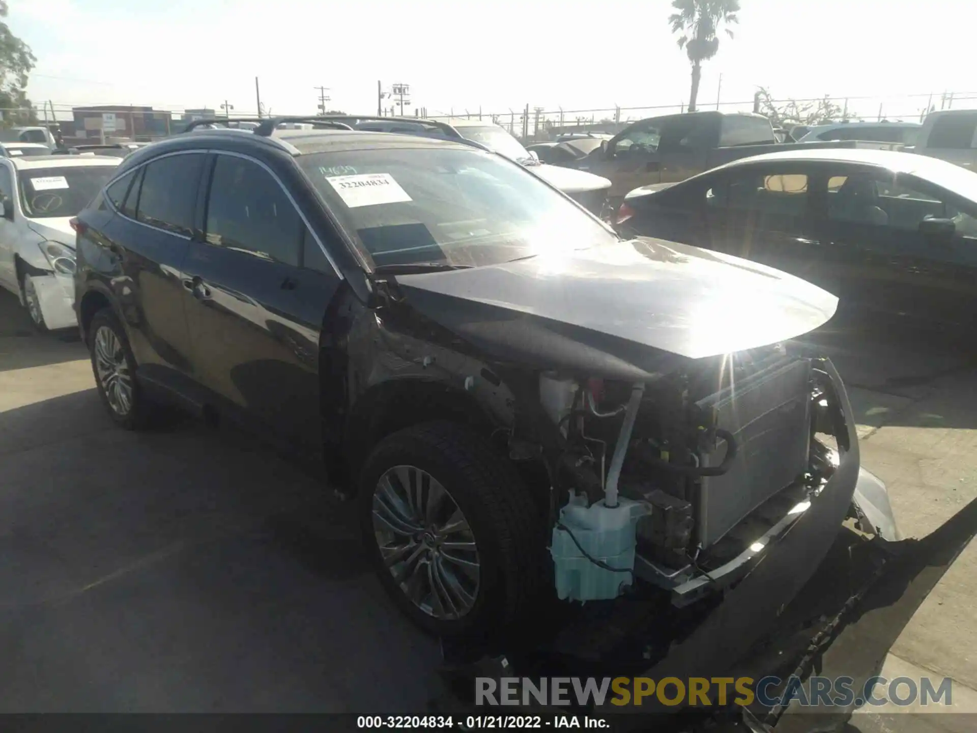 1 Photograph of a damaged car JTEAAAAH0MJ070783 TOYOTA VENZA 2021