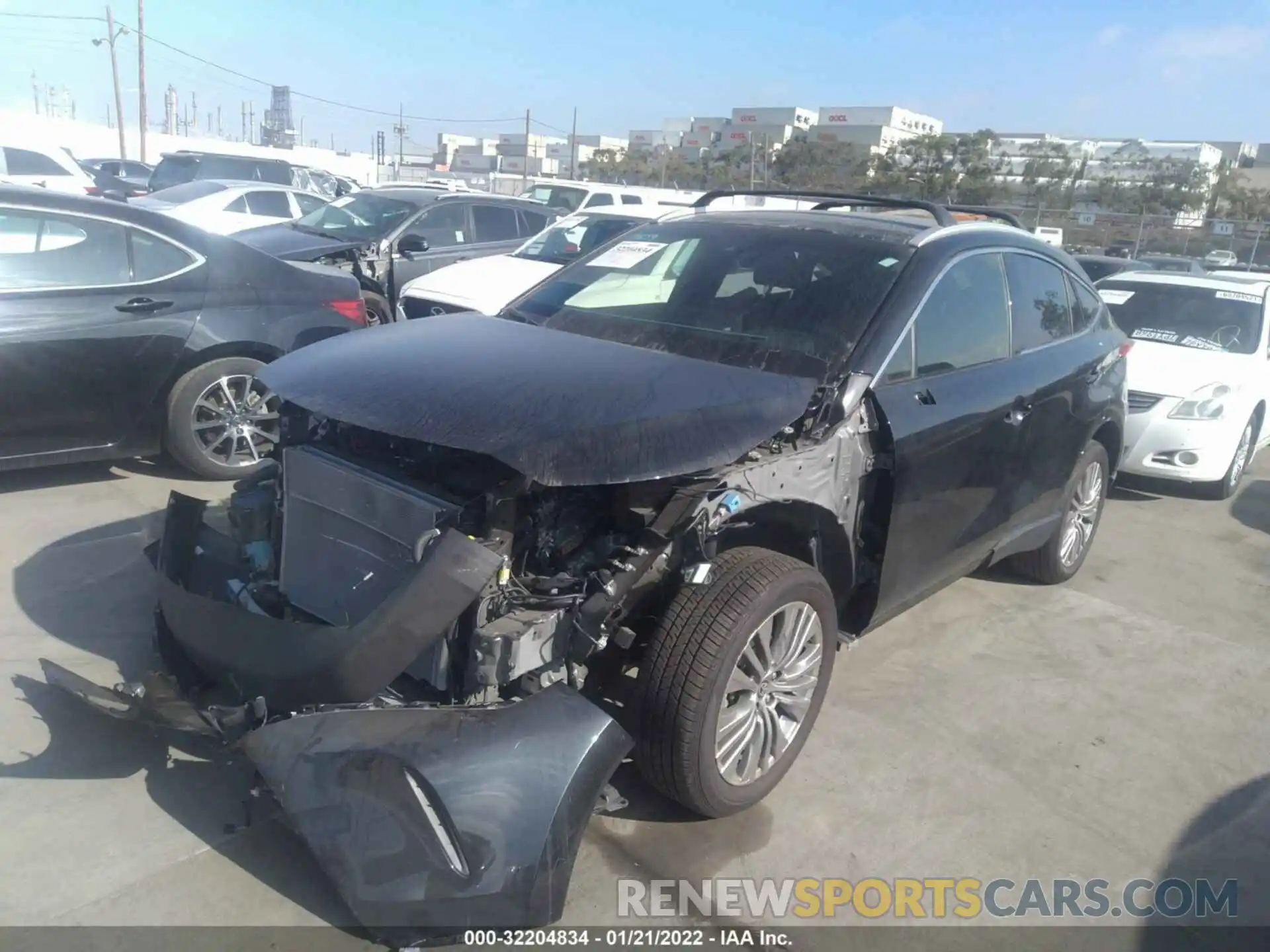 2 Photograph of a damaged car JTEAAAAH0MJ070783 TOYOTA VENZA 2021