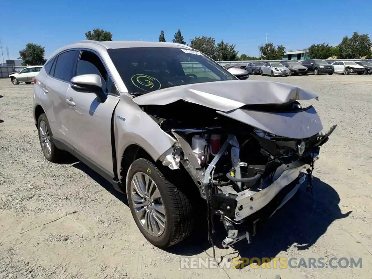 1 Photograph of a damaged car JTEAAAAH0MJ071710 TOYOTA VENZA 2021