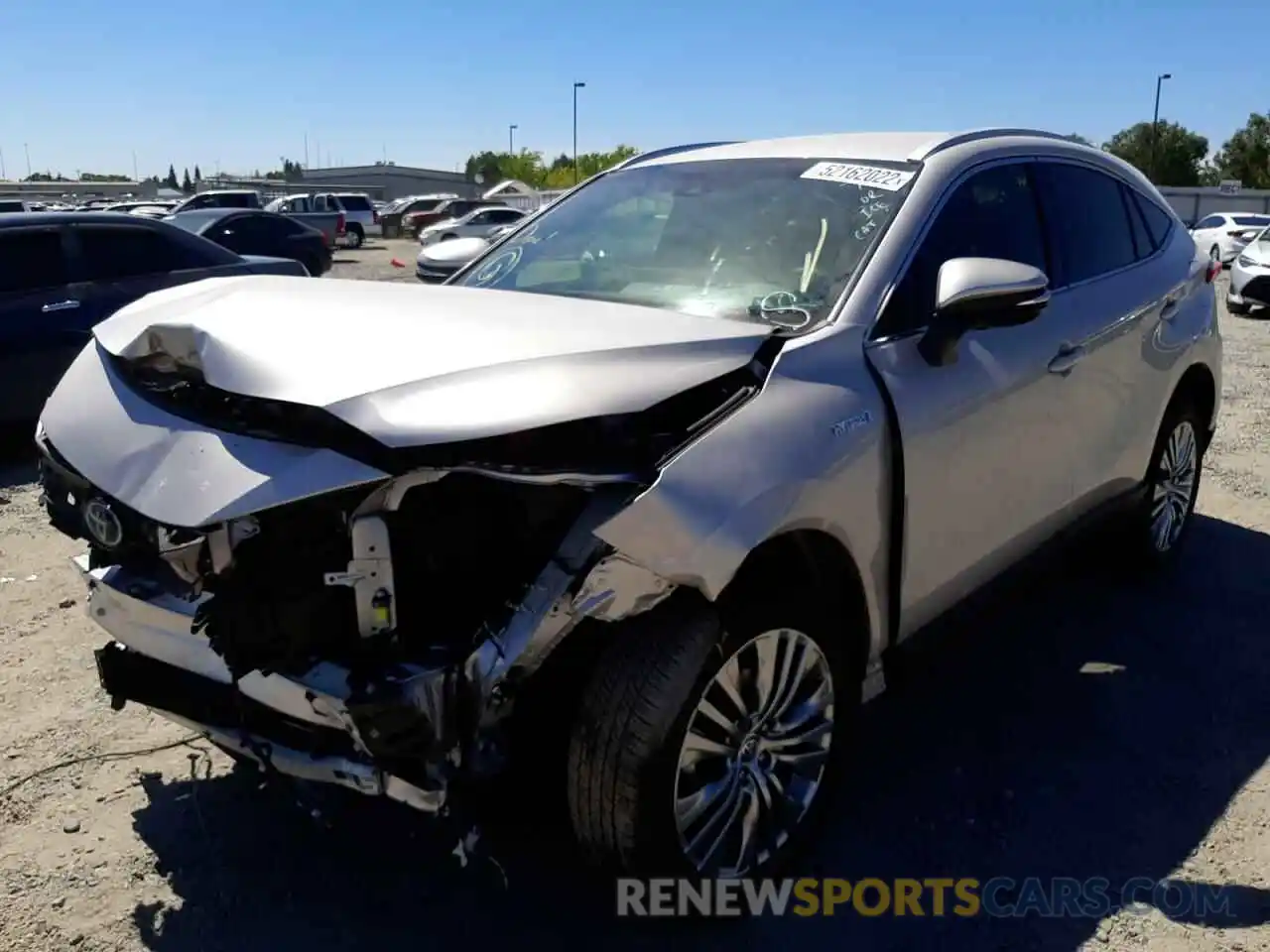 2 Photograph of a damaged car JTEAAAAH0MJ071710 TOYOTA VENZA 2021