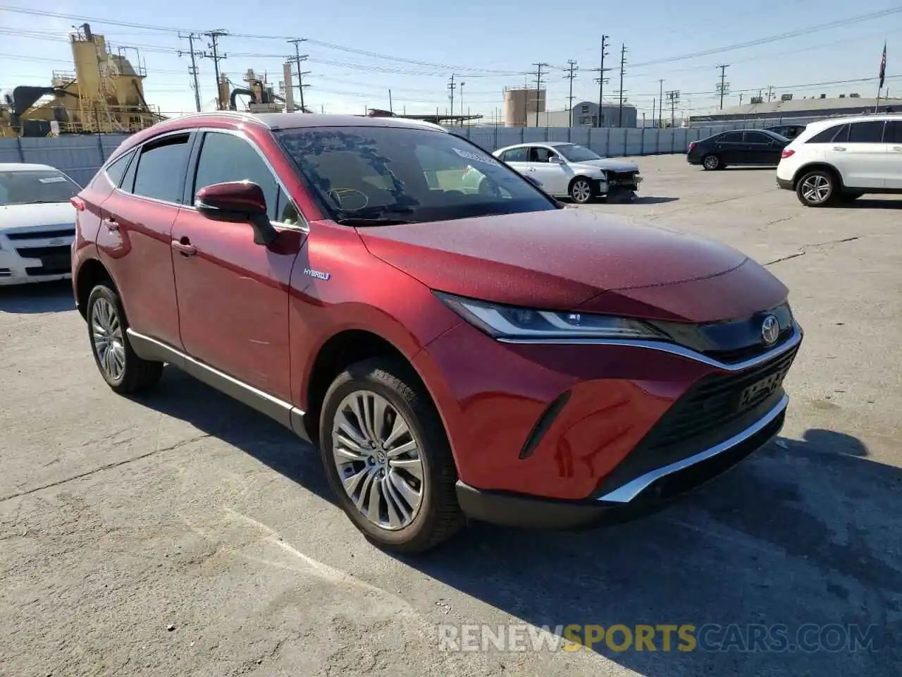 1 Photograph of a damaged car JTEAAAAH0MJ073943 TOYOTA VENZA 2021