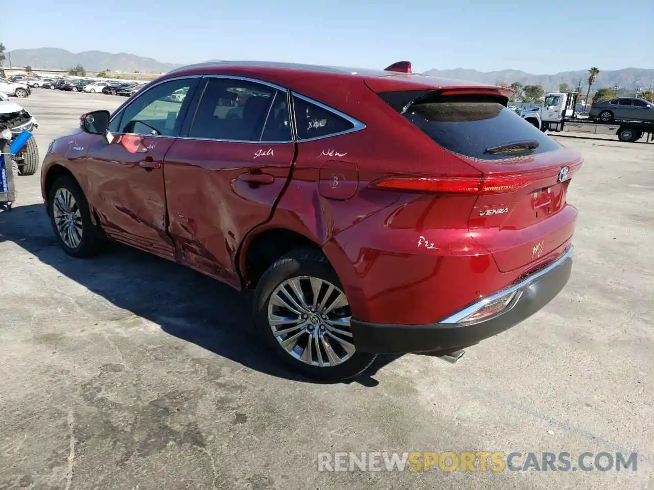 3 Photograph of a damaged car JTEAAAAH0MJ073943 TOYOTA VENZA 2021