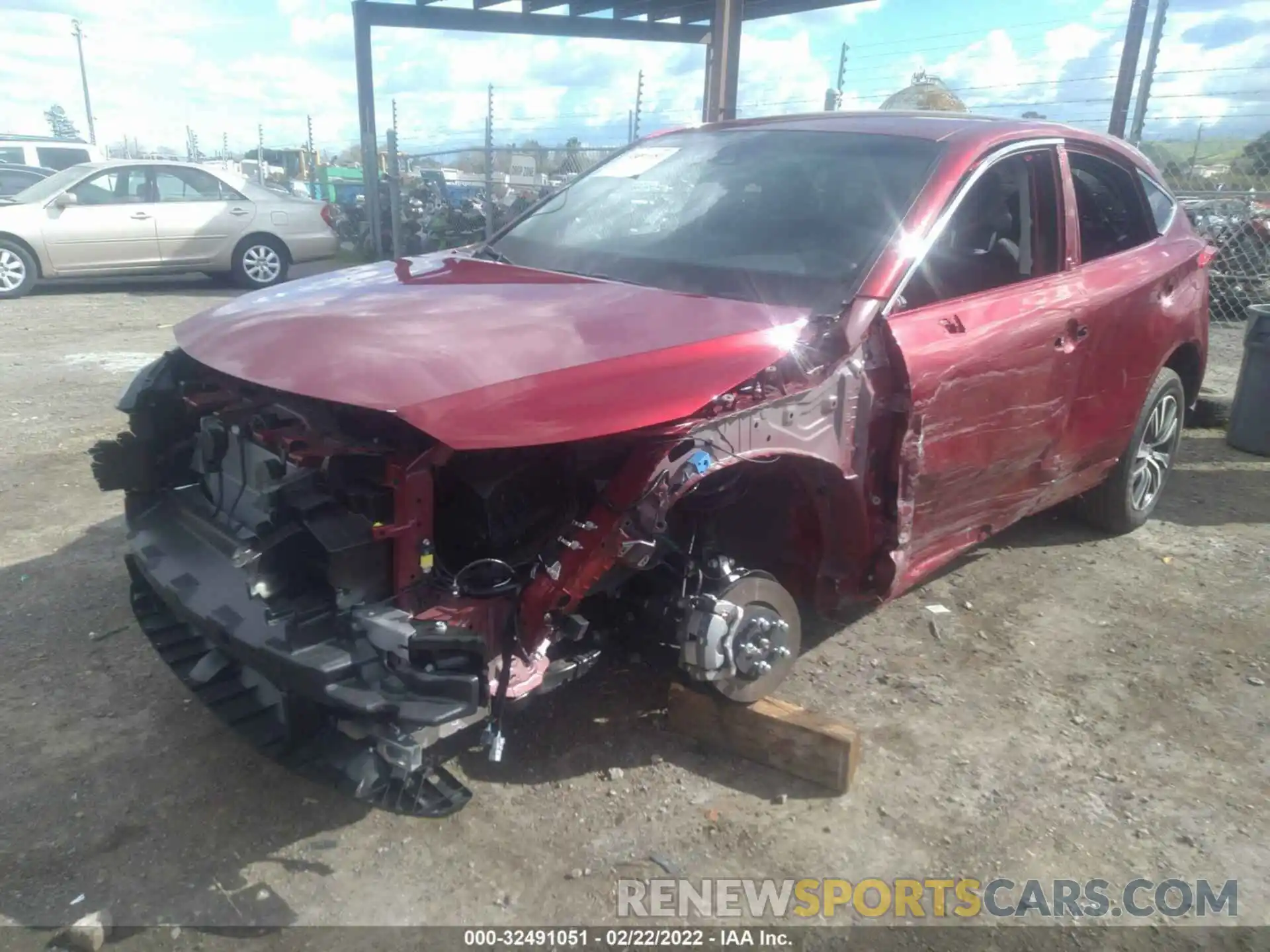 6 Photograph of a damaged car JTEAAAAH0MJ077281 TOYOTA VENZA 2021