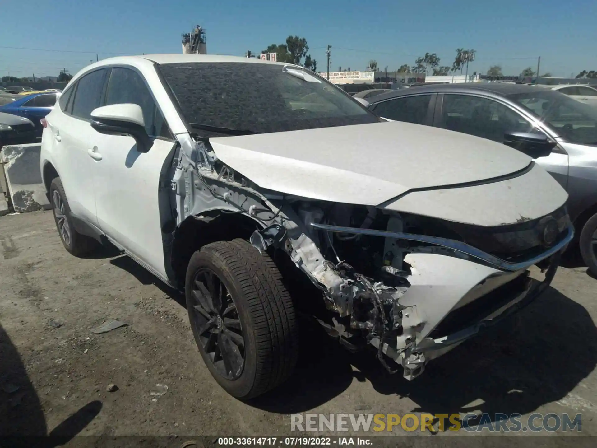 1 Photograph of a damaged car JTEAAAAH0MJ079810 TOYOTA VENZA 2021