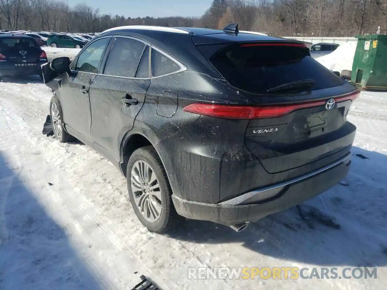 3 Photograph of a damaged car JTEAAAAH0MJ080018 TOYOTA VENZA 2021