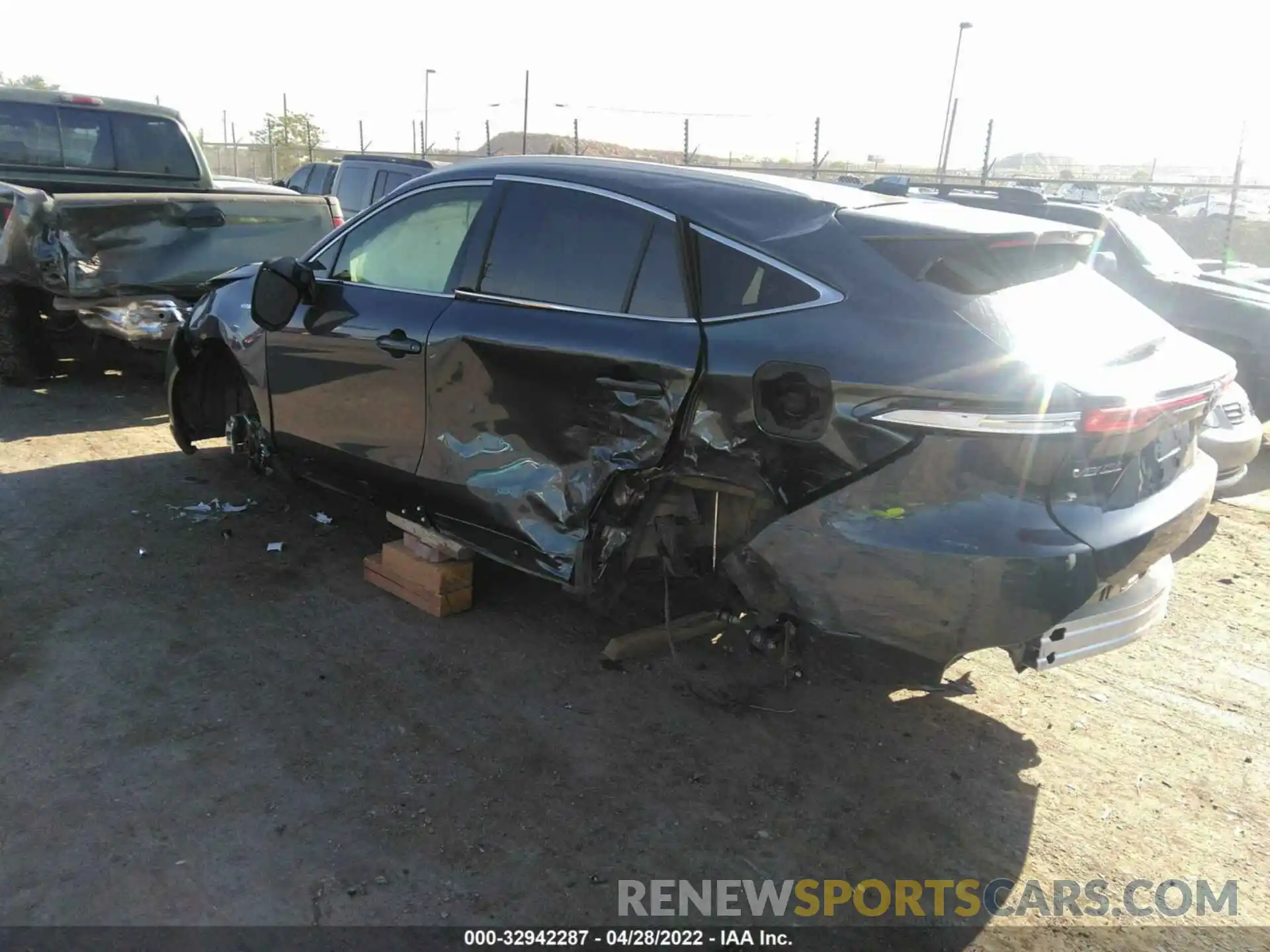 3 Photograph of a damaged car JTEAAAAH0MJ086109 TOYOTA VENZA 2021