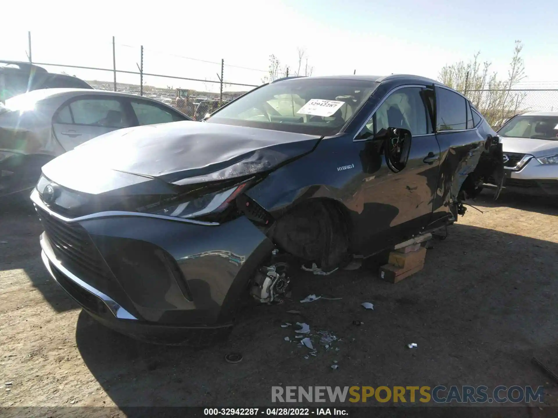 6 Photograph of a damaged car JTEAAAAH0MJ086109 TOYOTA VENZA 2021