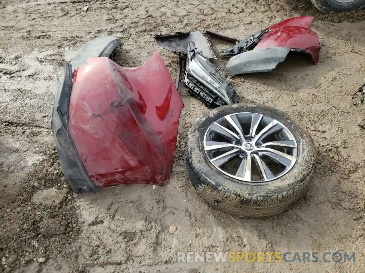 9 Photograph of a damaged car JTEAAAAH1MJ006042 TOYOTA VENZA 2021