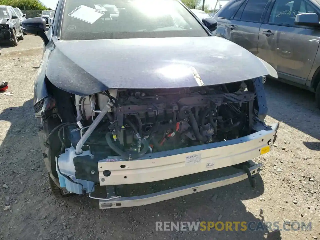 9 Photograph of a damaged car JTEAAAAH1MJ009264 TOYOTA VENZA 2021