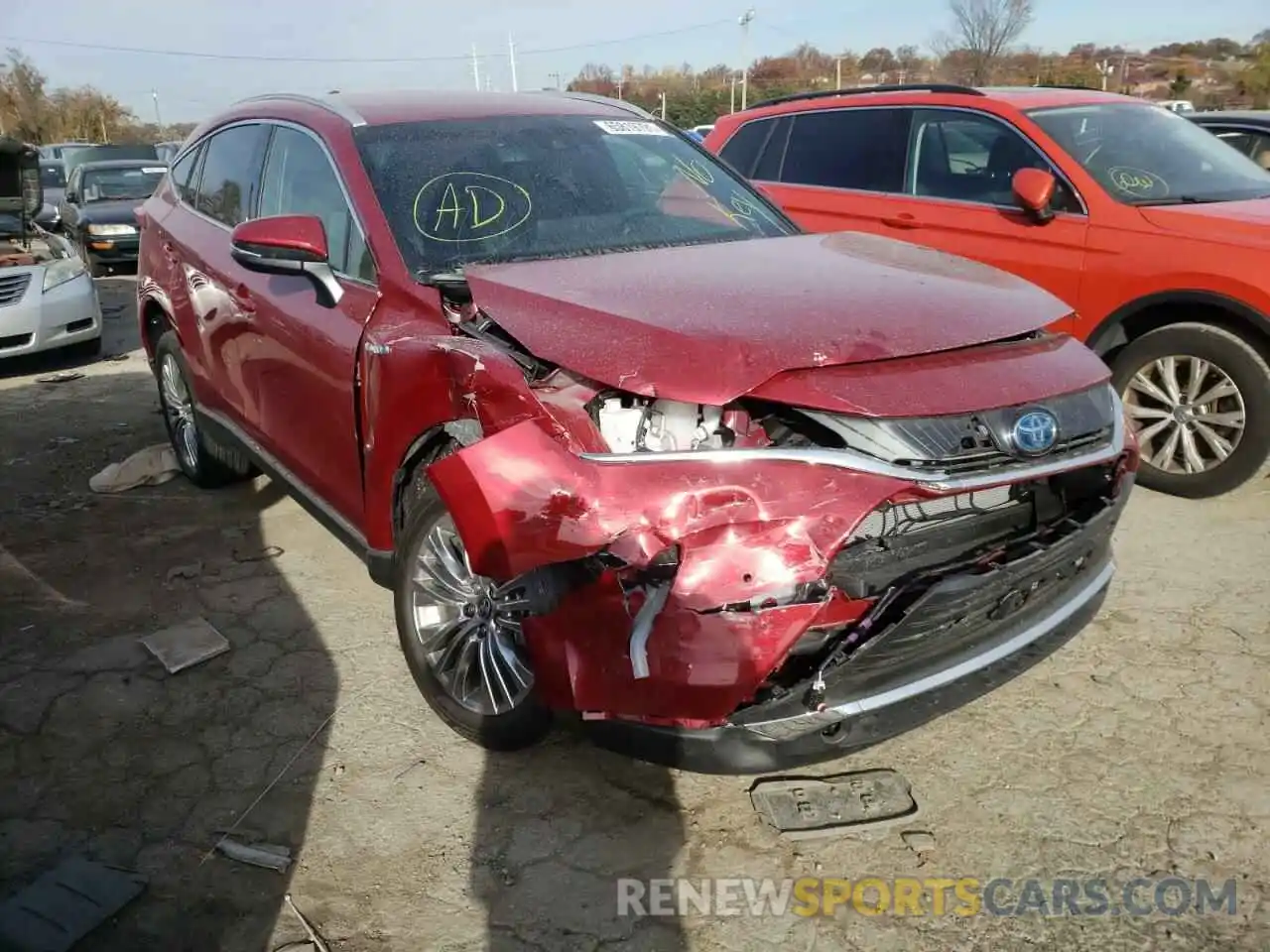 9 Photograph of a damaged car JTEAAAAH1MJ014190 TOYOTA VENZA 2021